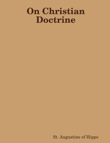 On Christian Doctrine