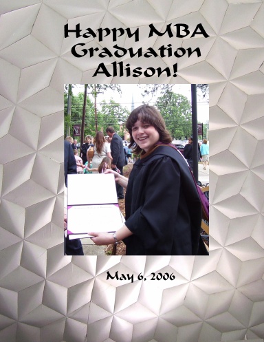 Allison's MBA Graduation