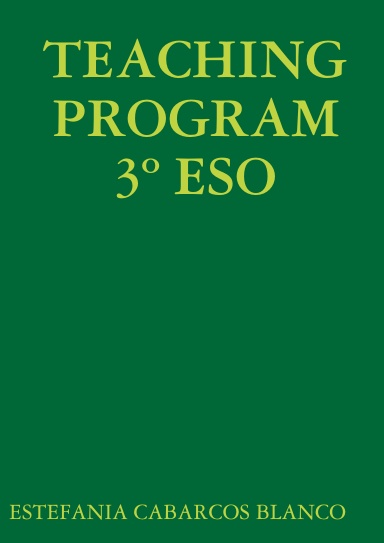 TEACHING PROGRAM 3º CSE
