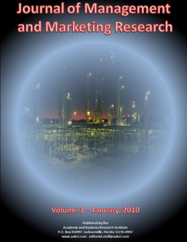 Journal of Management and Marketing Research - Volume 3