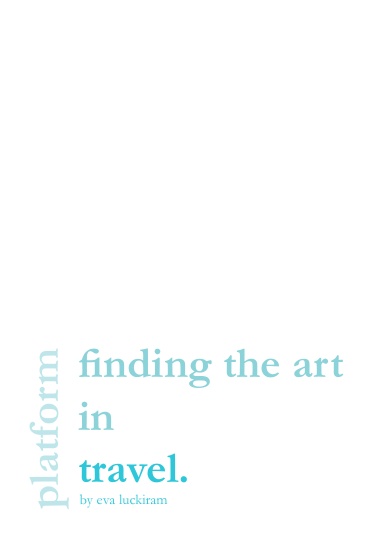 finding the art in travel