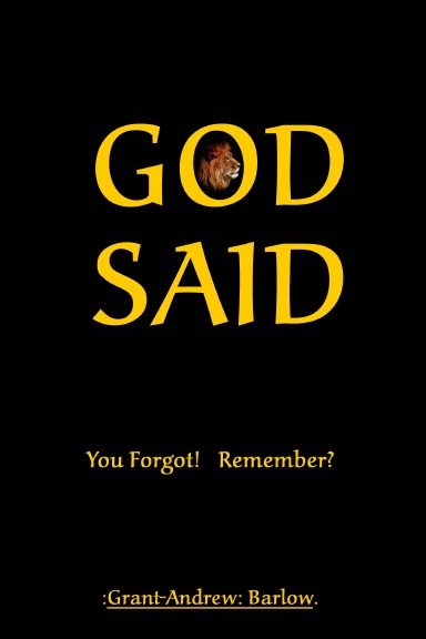 God Said