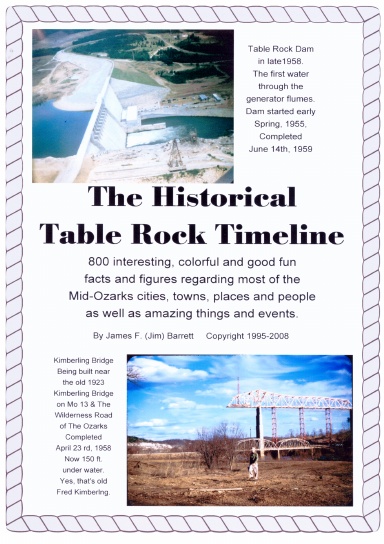 A Table Rock Timeline