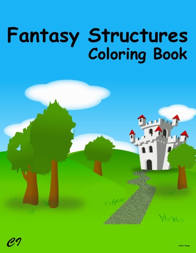 Fantasy Structures Coloring Book