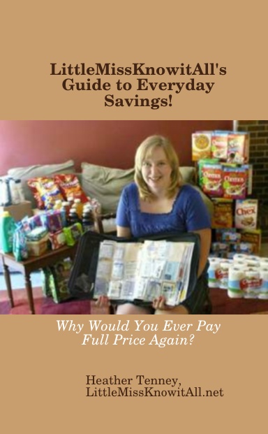 LittleMissKnowitAll's Guide to Everyday Savings!