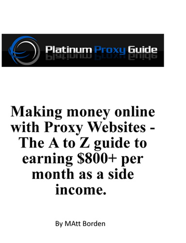 Platinum Proxy Guide