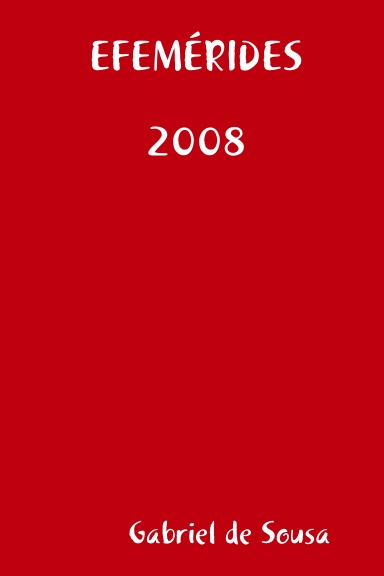 EFEMÉRIDES - 2008