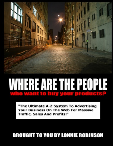 Where Are The People...