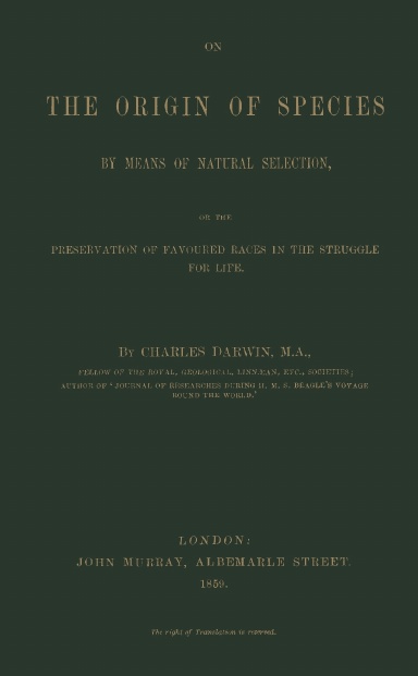 On the Origin of Species