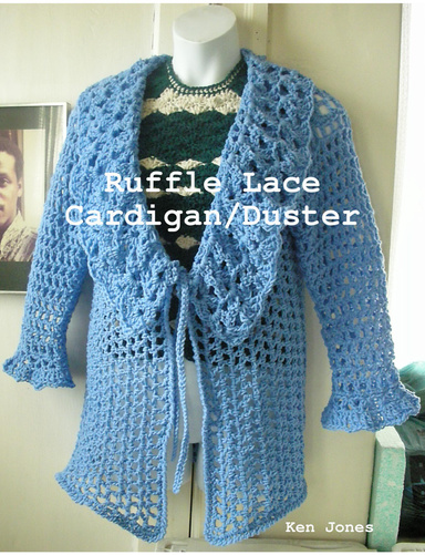 Ruffle Lace Cardigan/Duster