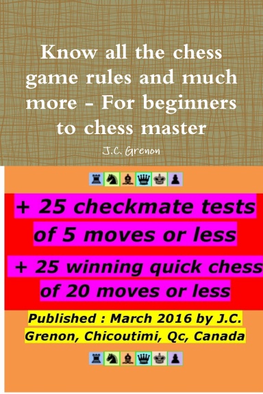 Know all the chess rules and much more