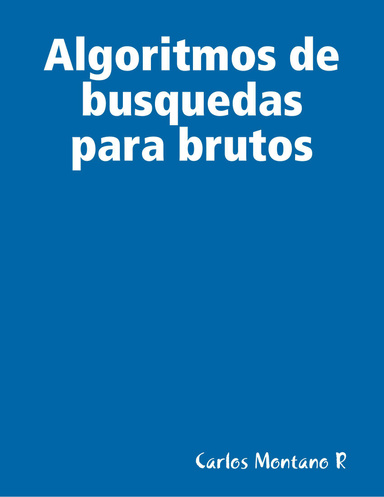 Algoriitmos de busquedas para brutos