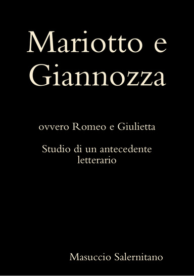 Mariotto e Giannozza