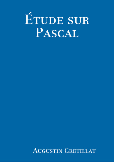 Étude sur Pascal