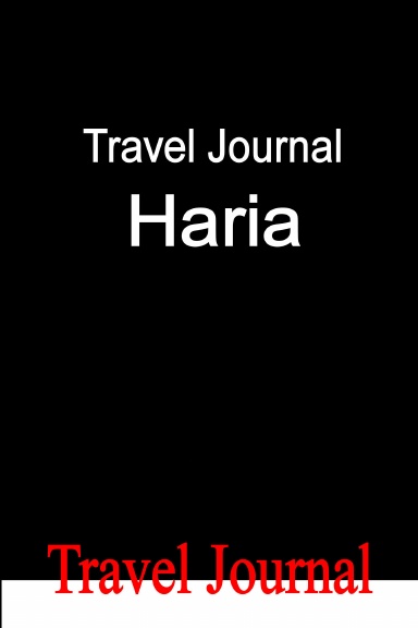 Travel Journal Haria