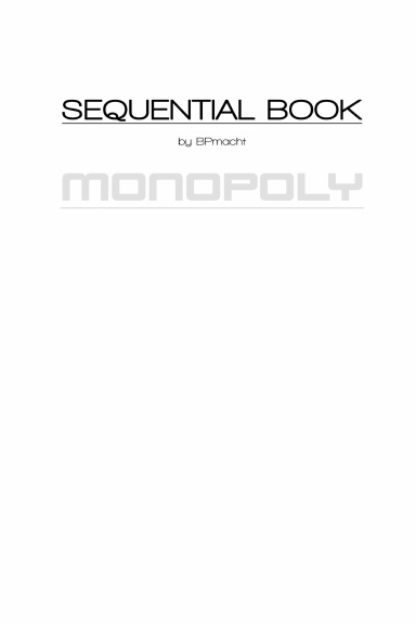 SEQUENTIAL BOOK "Korg Monopoly" by BPmacht