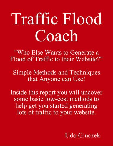 Traffic Flood Coach