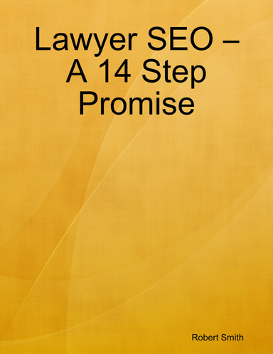 Lawyer SEO – A 14 Step Promise