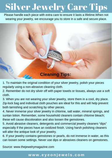Silver Jewelry Care Tips