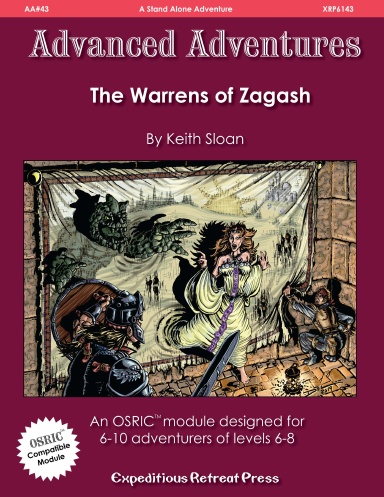 Advanced Adventures #43: The Warrens of Zagash (Print Version)