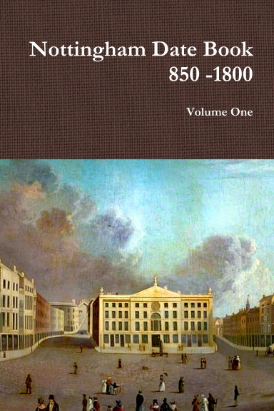 Nottingham Date Book 1 850 -1800