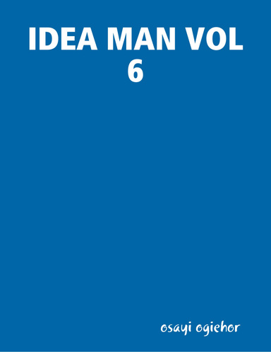 IDEA MAN VOL 6