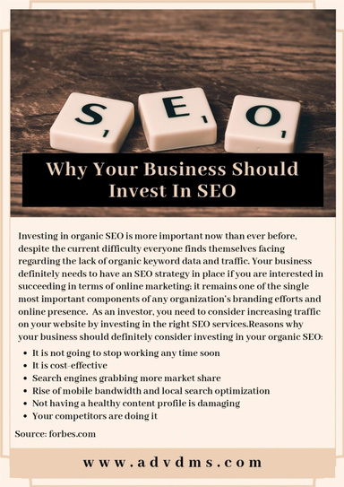 Why Your Business Should Invest In SEO