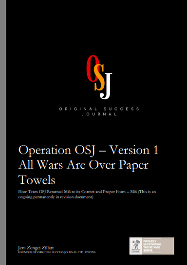 Operation OSJ All Wars Are Over Paper Towels