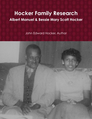 Hocker Family References Researched Records and Information