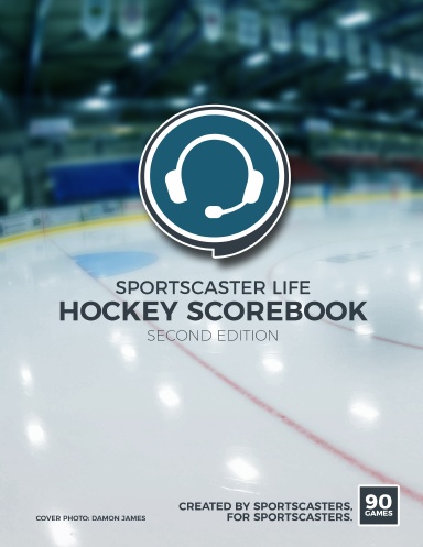 Sportscaster Life Hockey Scorebook v2 (90 Games)