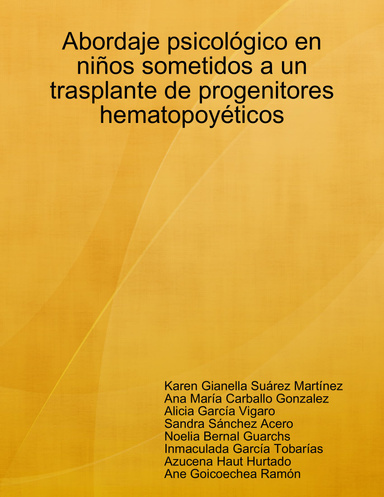 Abordaje psicológico en niños sometidos a un trasplante de progenitores hematopoyéticos