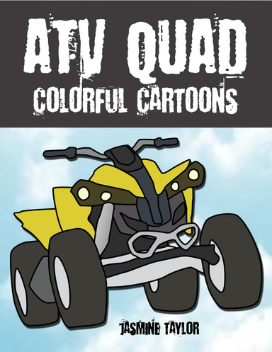 Atv Quad Colorful Cartoons