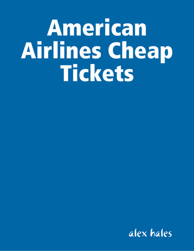 American Airlines Cheap Tickets