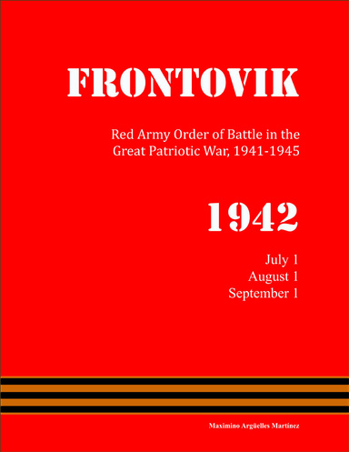 Red Army Order of Battle in WWII, July to September 1942