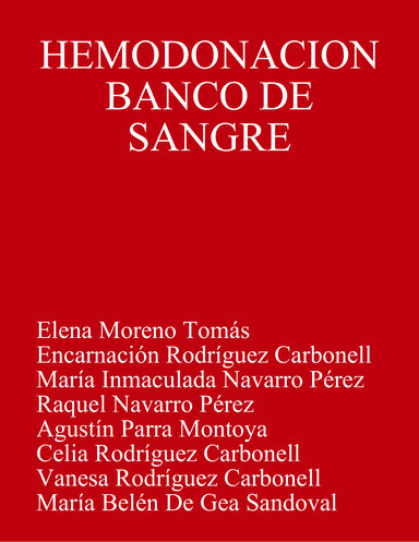 HEMODONACION Y BANCO DE SANGRE