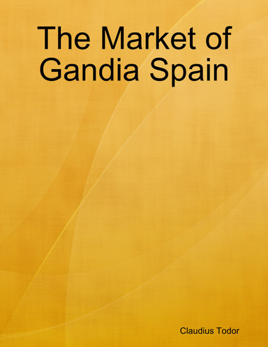 The Market of Gandia Spain