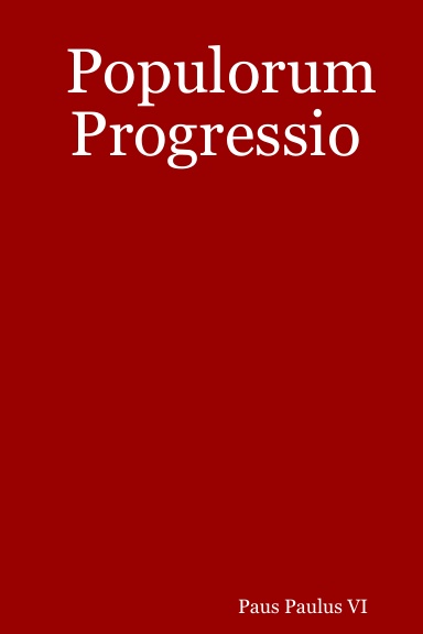 Populorum Progressio