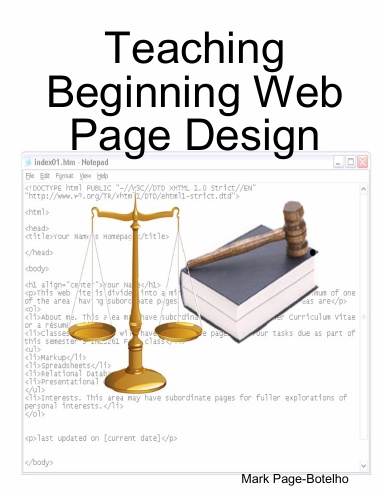 Teaching Beginning Web Page Design