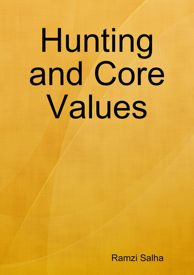 Hunting and Core Values