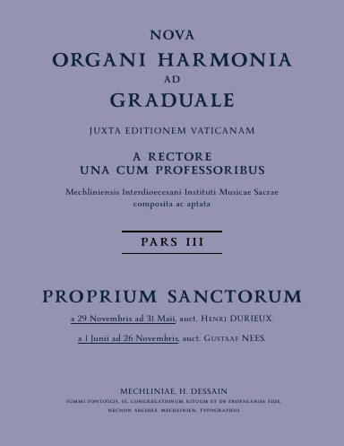 Vol. 3 - Nova Organi Harmonia (nn6303) 467 pages