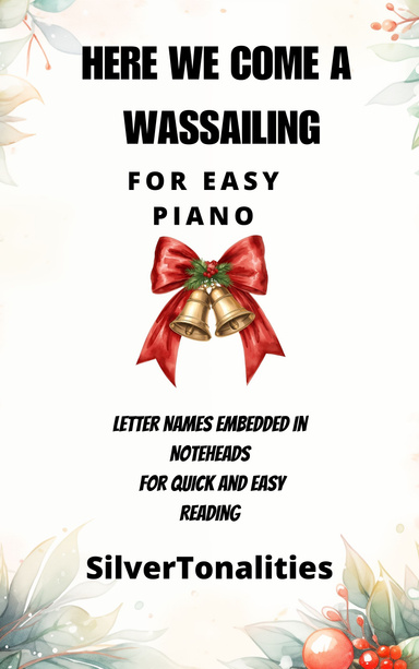 Here We Come A Caroling Easy Piano Sheet Music Tadpole Edition Pdf