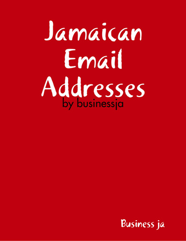 Jamaican Email Addresses