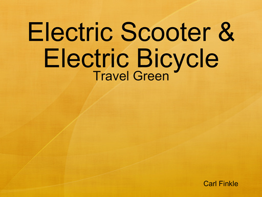 Electric Scooter & Electric Bicycle - Travel Green