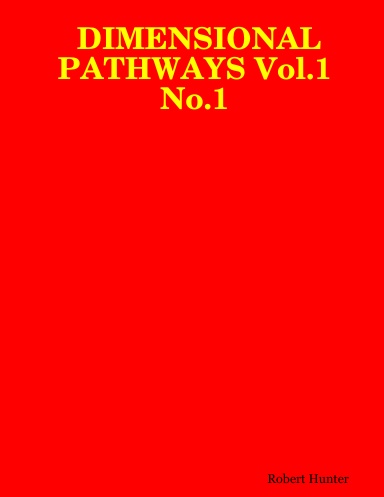 DIMENSIONAL PATHWAYS Vol.1 No.1