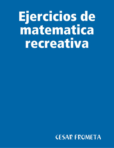 Ejercicios de matematica recreativa
