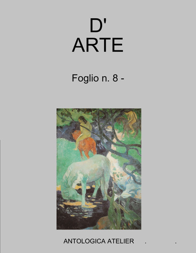 D'ARTE - Foglio n. 8 - P. Gauguin