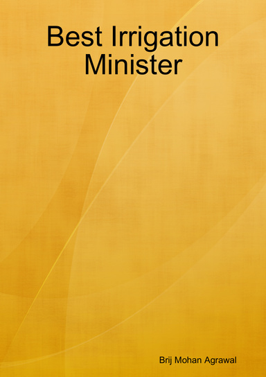 Best Irrigation Minister