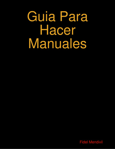 Guia Para Hacer Manuales