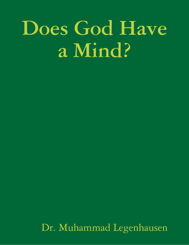 Does God Have a Mind?