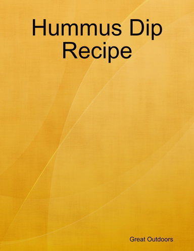 Hummus Dip Recipe